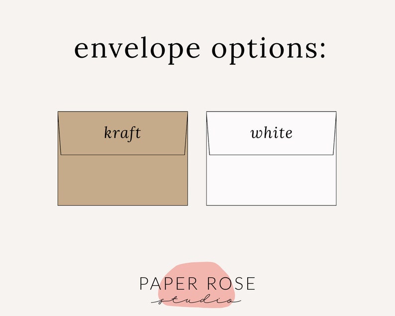 Minimalist custom stationery set Modern stationary for women and men 10 flat personalized cards with envelopes
