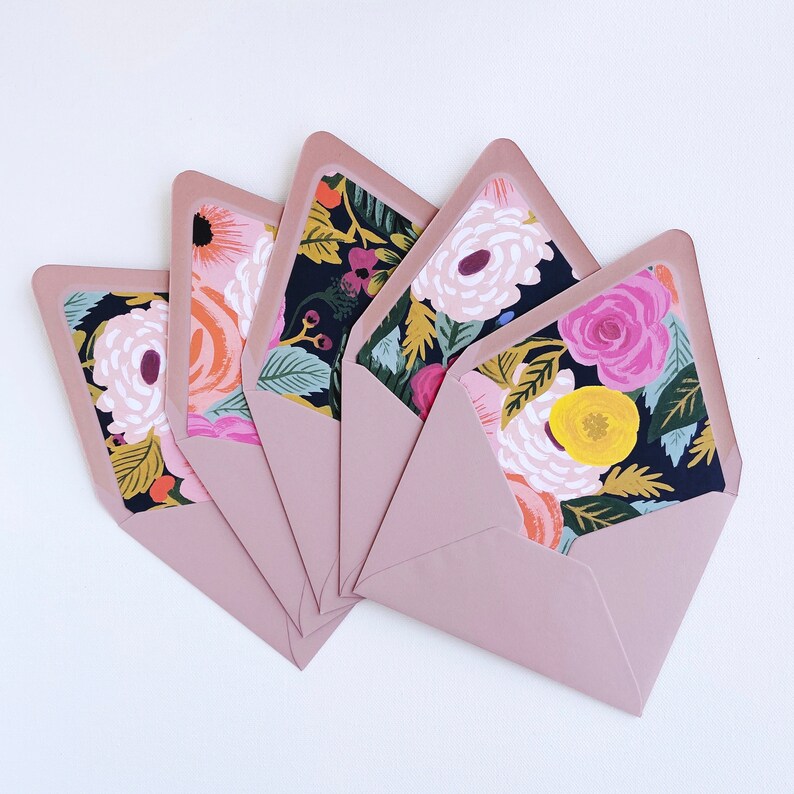 Floral blank cards with envelopes handmade note cards set Etsy