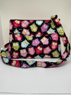 Owls Crossbody Purse with Adjustable Strap