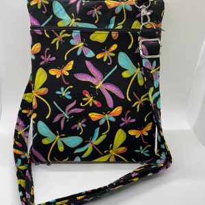 Dragonfly Crossbody Pouch with Adjustable Strap