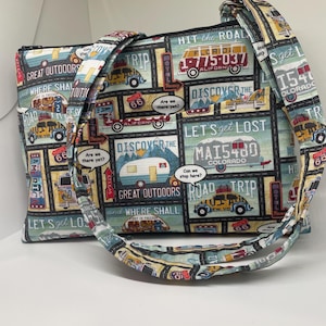 Bolso bandolera Road Trip con correa ajustable