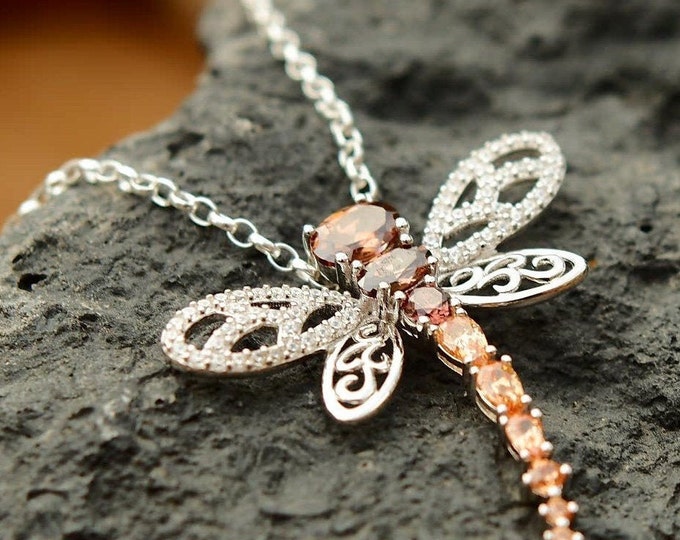 Dragonfly Pendant Brown