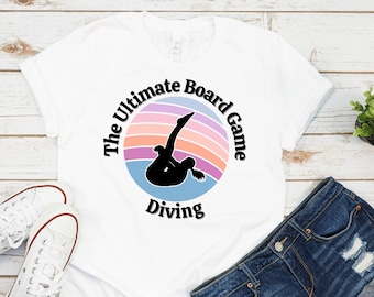 SPRINGBOARD DIVING T-Shirt Springboard Diving Water Sports Shirt Women Diving Summer Shirt Arm stand Girl Diving T Shirt Dive Board Gift Tee