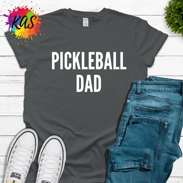 PICKLEBALL DAD T-Shirt, Men's Pickleball Shirts, His Pickleball Shirt, Guys Pickleball Tees, Pickleball Lovers Tshirt, Pickleball Players T