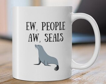 Personalised Gift Seal Mug Money Box Cup Customise Tea Coffee Silly Sea Lion Dog Personalised Gift Seal Mug Money Box Cup Customise Tea Coffee Silly Sea Lion Dog