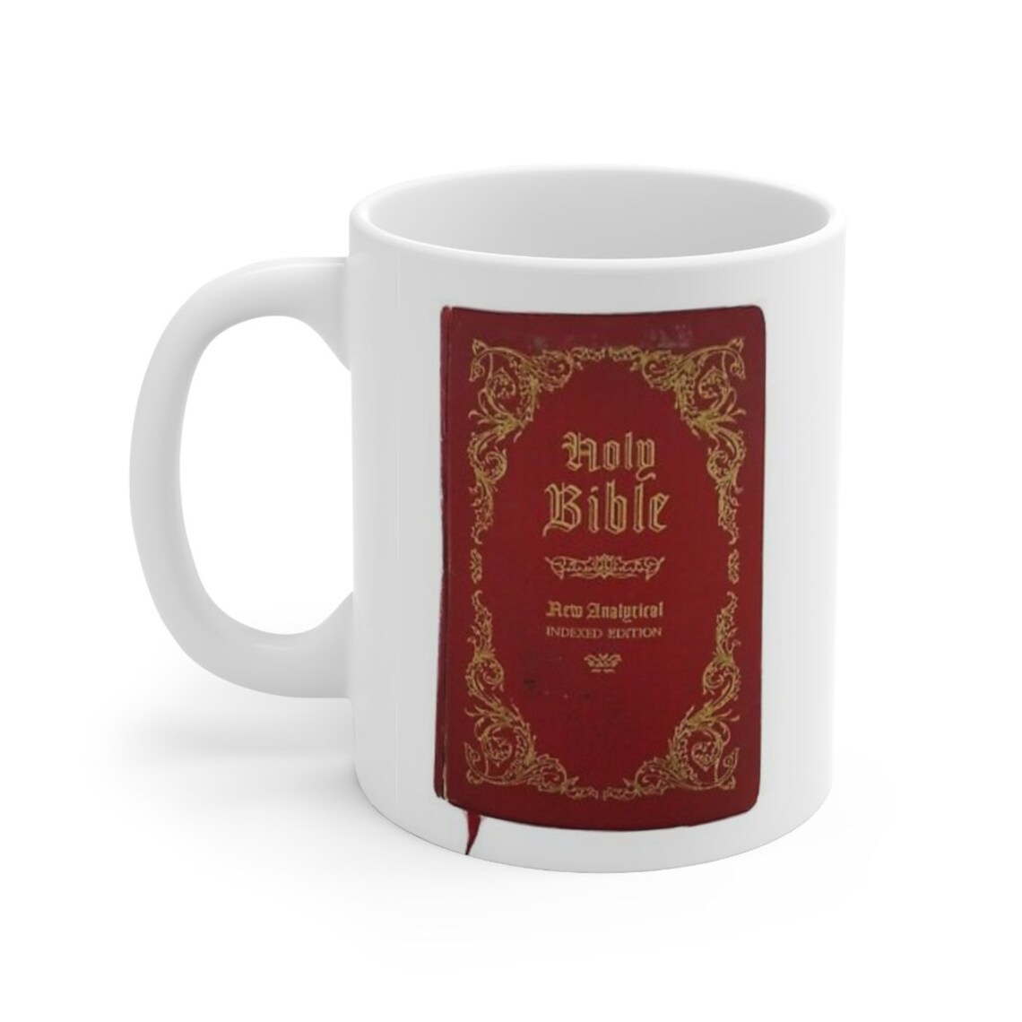 HOLY BIBLE BOOK Cover Ceramic Gift Mug Christian Women Bible Etsy
