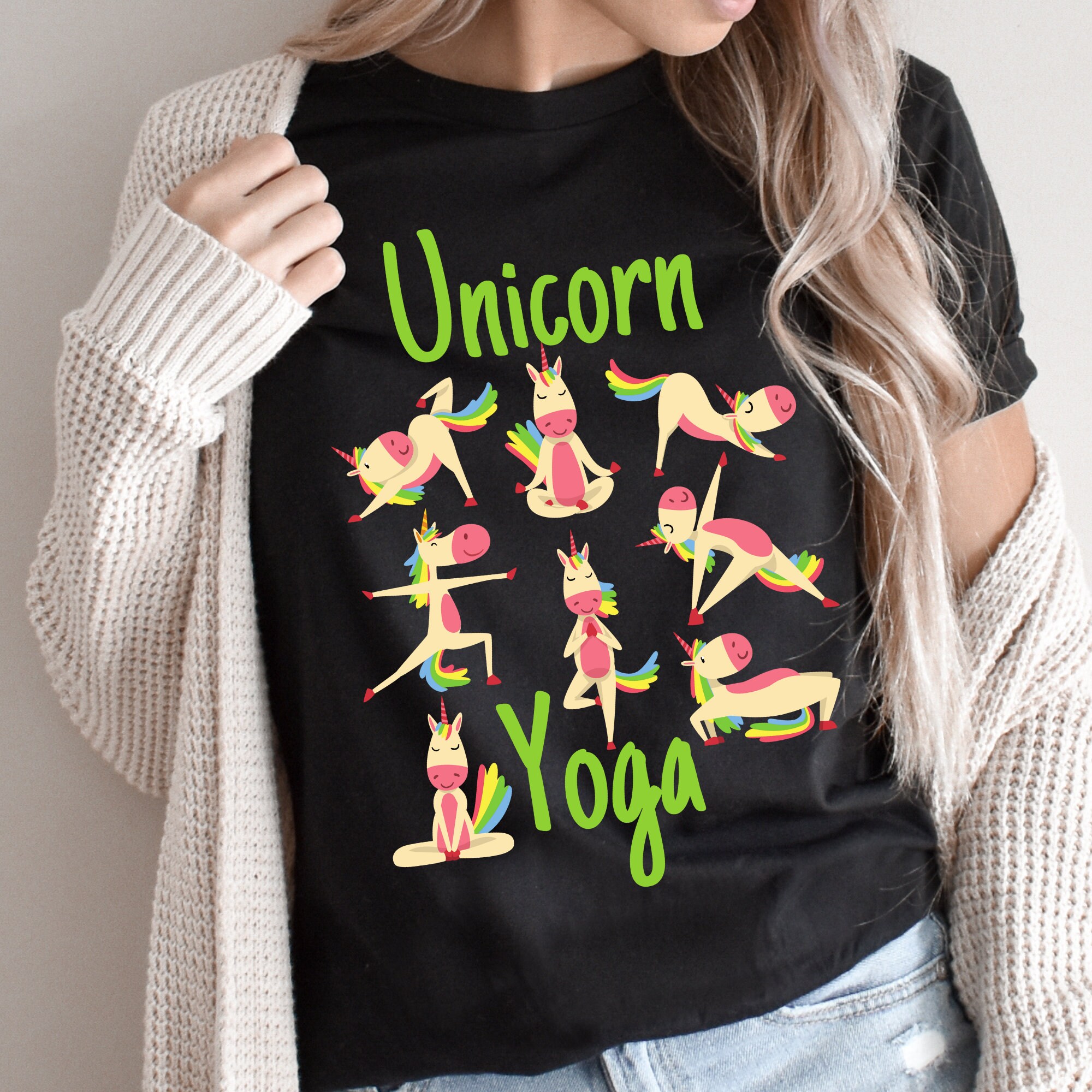 Namaste Yoga Unicorn Magic | Yoga Unicorn T-Shirt & Gift Namaste Yoga Unicorn Magic | Yoga Unicorn T-Shirt & Gift