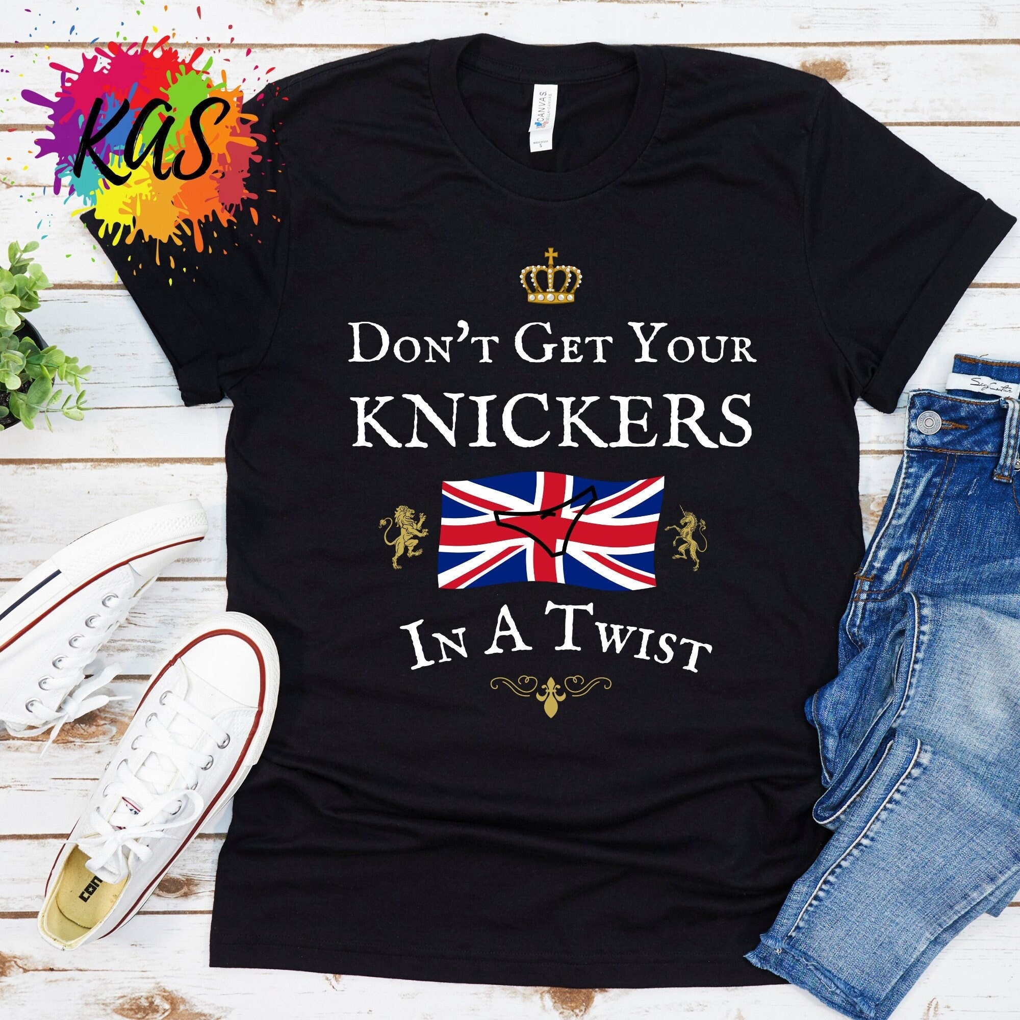 British DON'T Get Your KNICKERS in a TWIST Unisex Tshirt Etsy