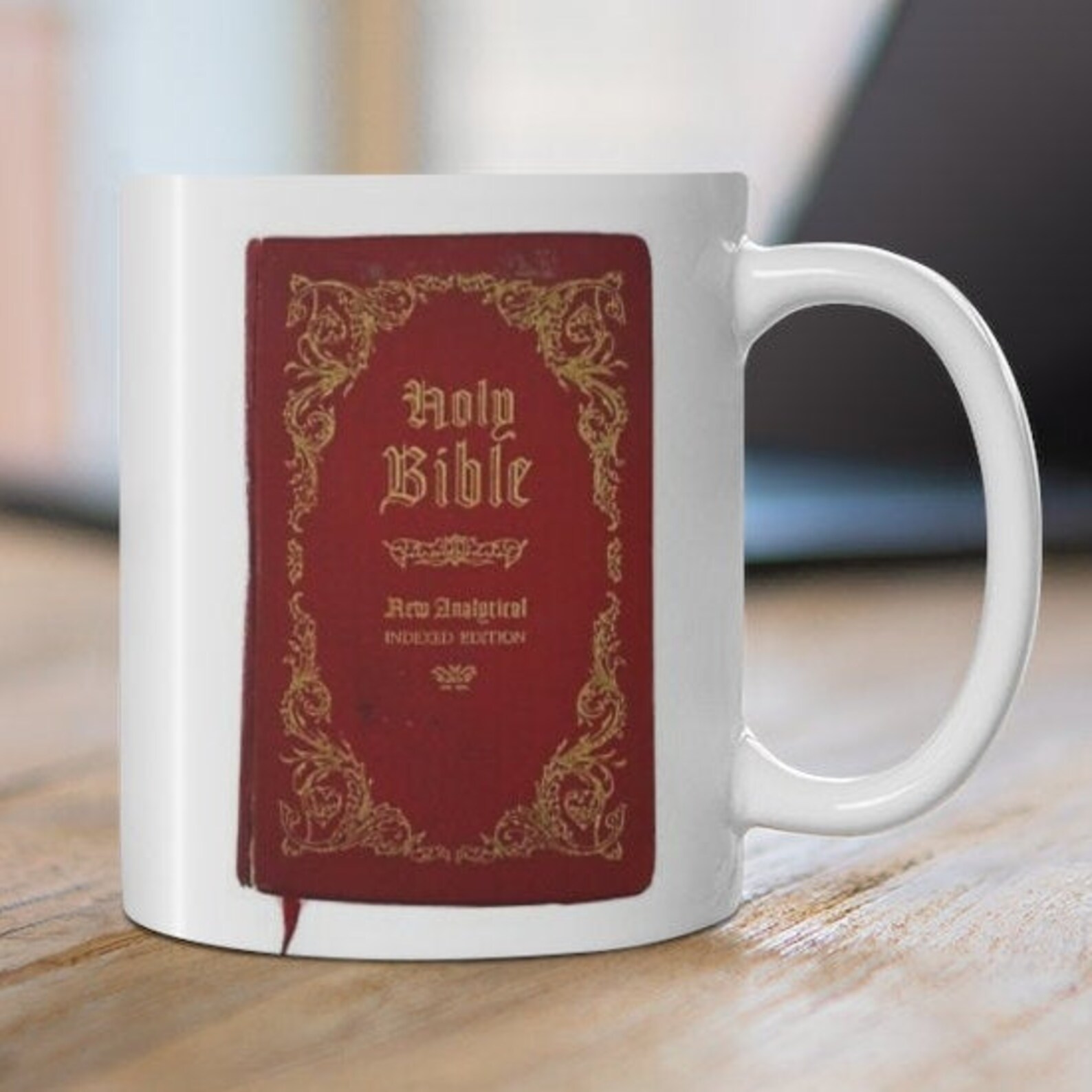 HOLY BIBLE BOOK Cover Ceramic Gift Mug Christian Women Bible Etsy