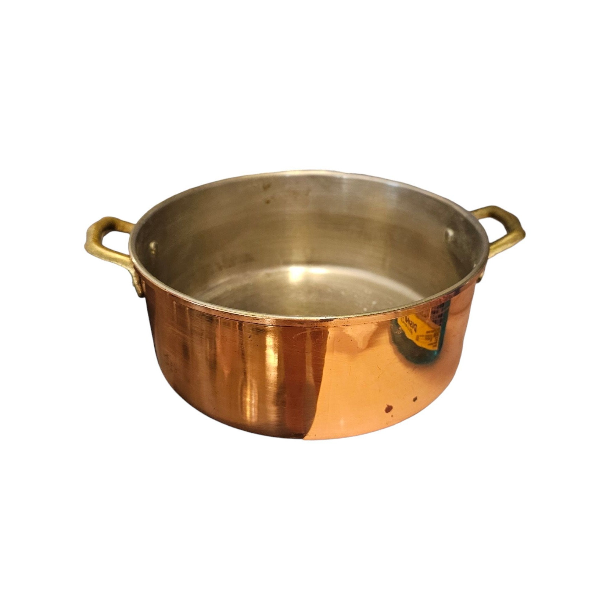 nice Korean Cookware set - Copper w/ solid Brass handles w/ label