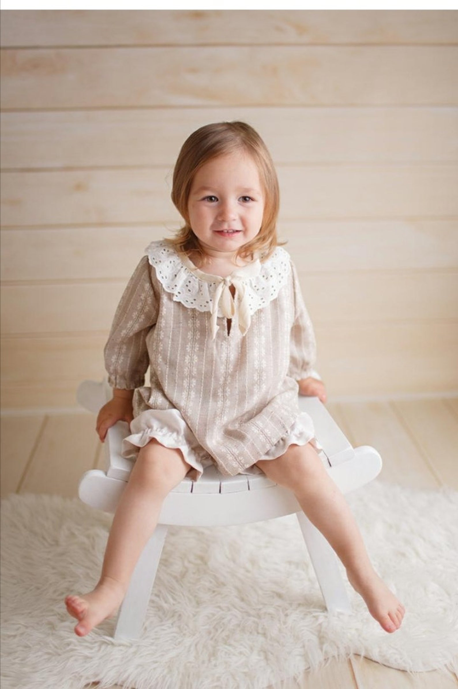 Boho Cotton Dress for Baby Girls Boho Dress Style Cotton Etsy