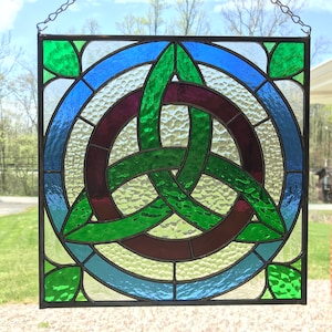 Celtic Cross Stained Glass Pattern