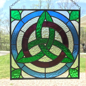 Celtic Cross Stained Glass Pattern