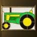 Tractor Stained Glass Pattern 5.5 X 8 Full Scale - Etsy
