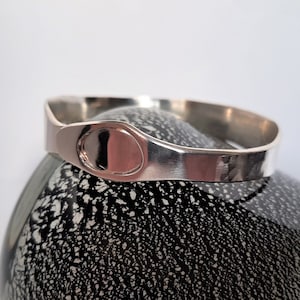 Sterling Silver Bracelet, Size Small, Hand Hammered, Silver Bangle, Artisan Jewellery, Unique Design, Special Gift