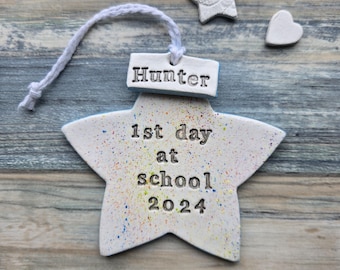 First day of school, personalized school starter gift