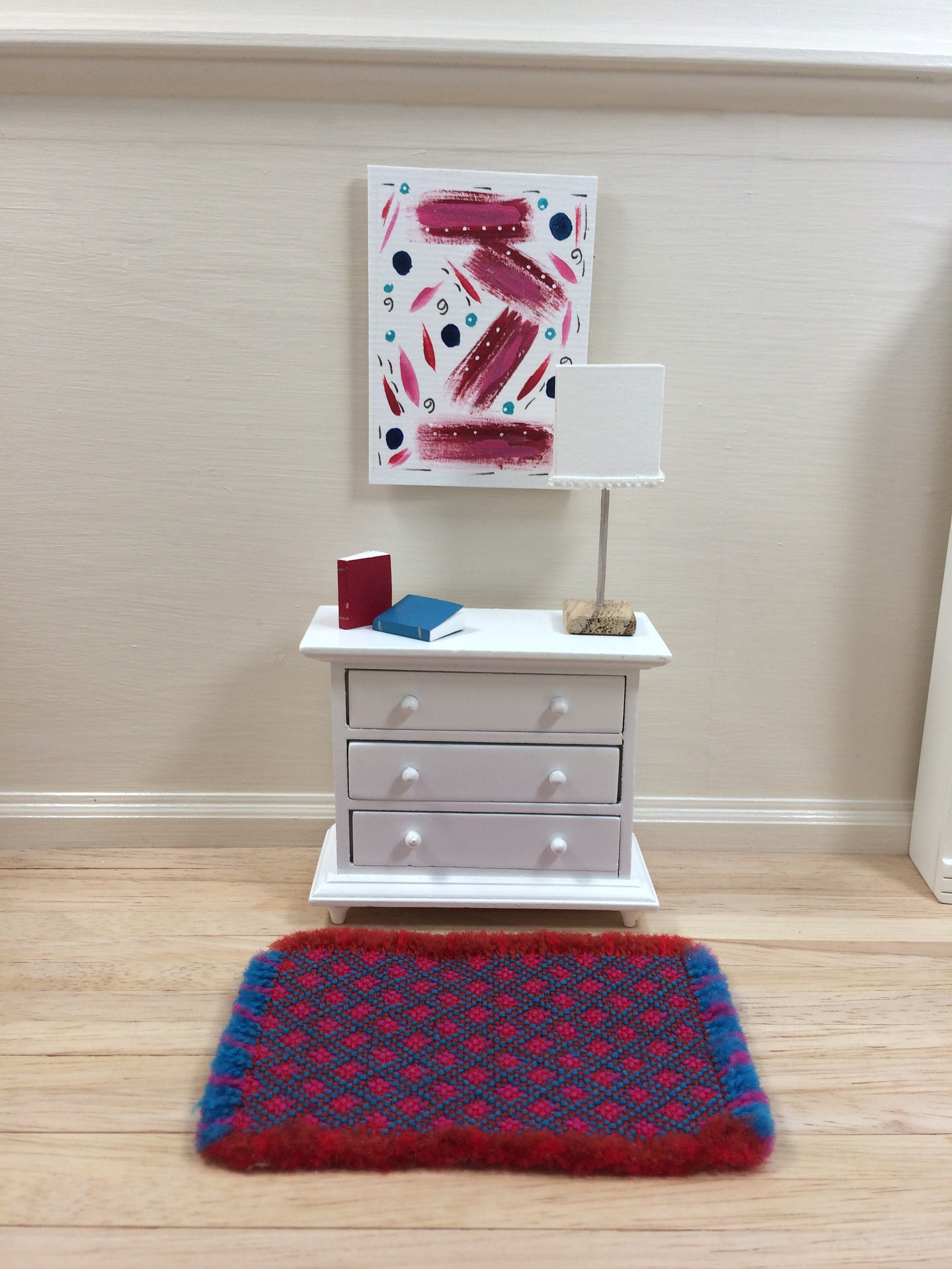 Dolls painting Dolls house art Barbie art Original art Etsy