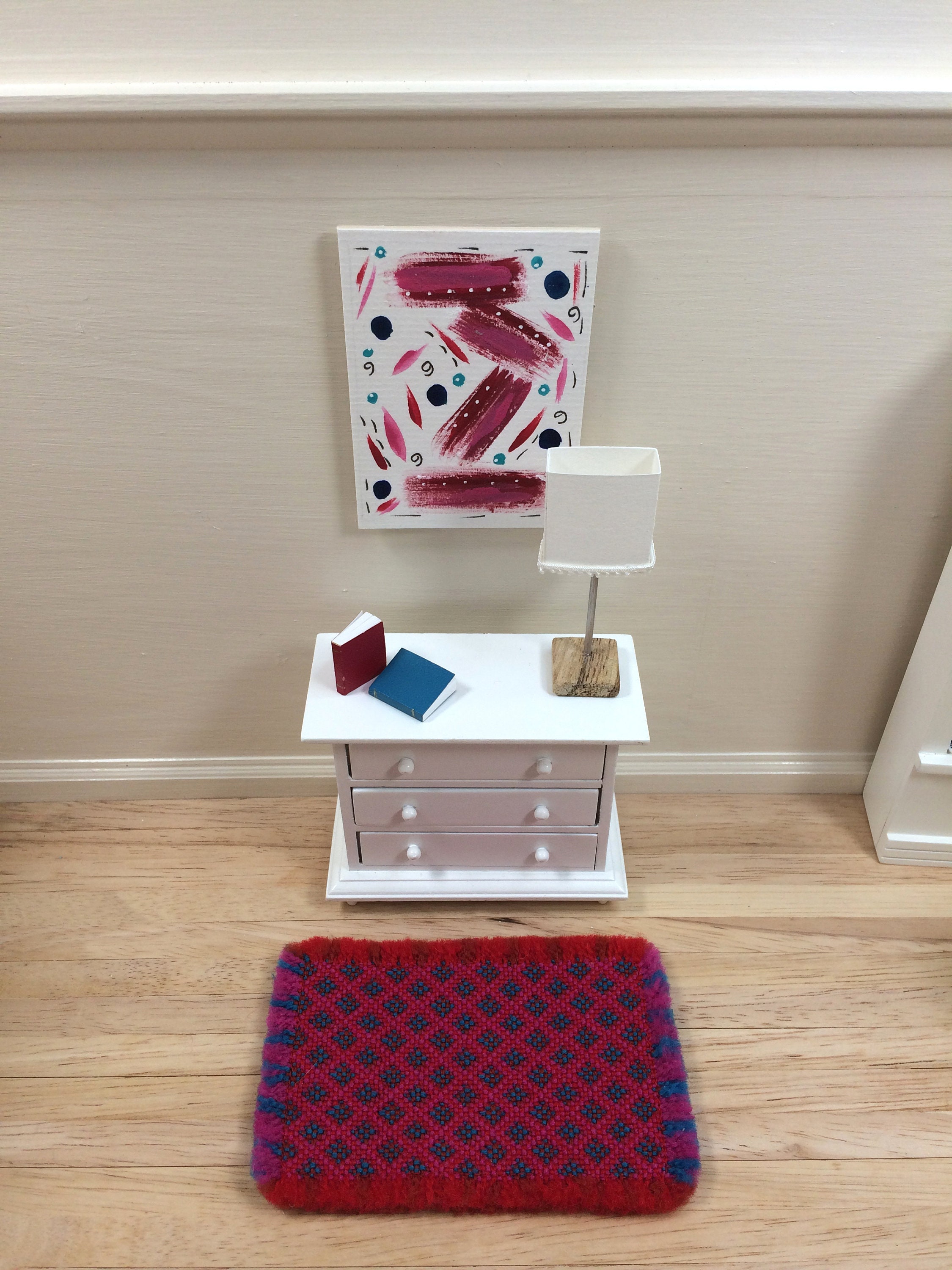 Dolls painting Dolls house art Barbie art Original art Etsy