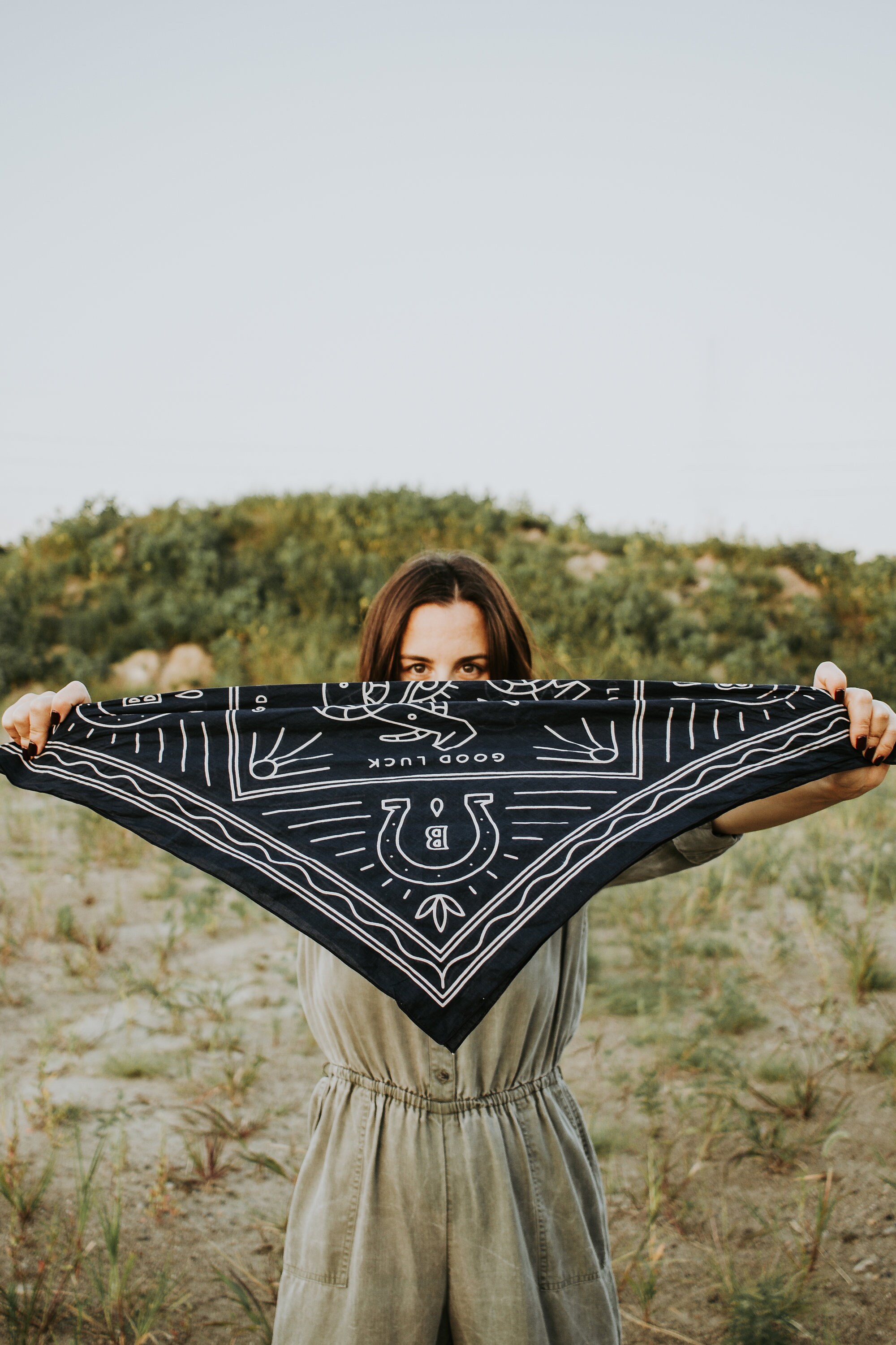 Bandana Original Unique Artist Design Gives Back to Etsy