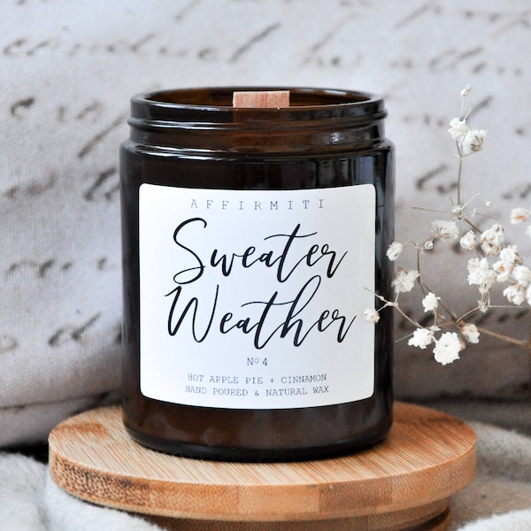 Sweater Weather Candle Etsy