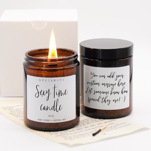 Sexy Time Candle / Funny Gifts / Scented Candle / Wood Wick Candle / Hand Poured Candle / Home Decor Candle / Gift For Her