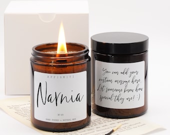 Narnia Bookish Candle / Scented Candle / Wood Wick Candle / Hand Poured Candle / Home Decor Candle / Gift For Her