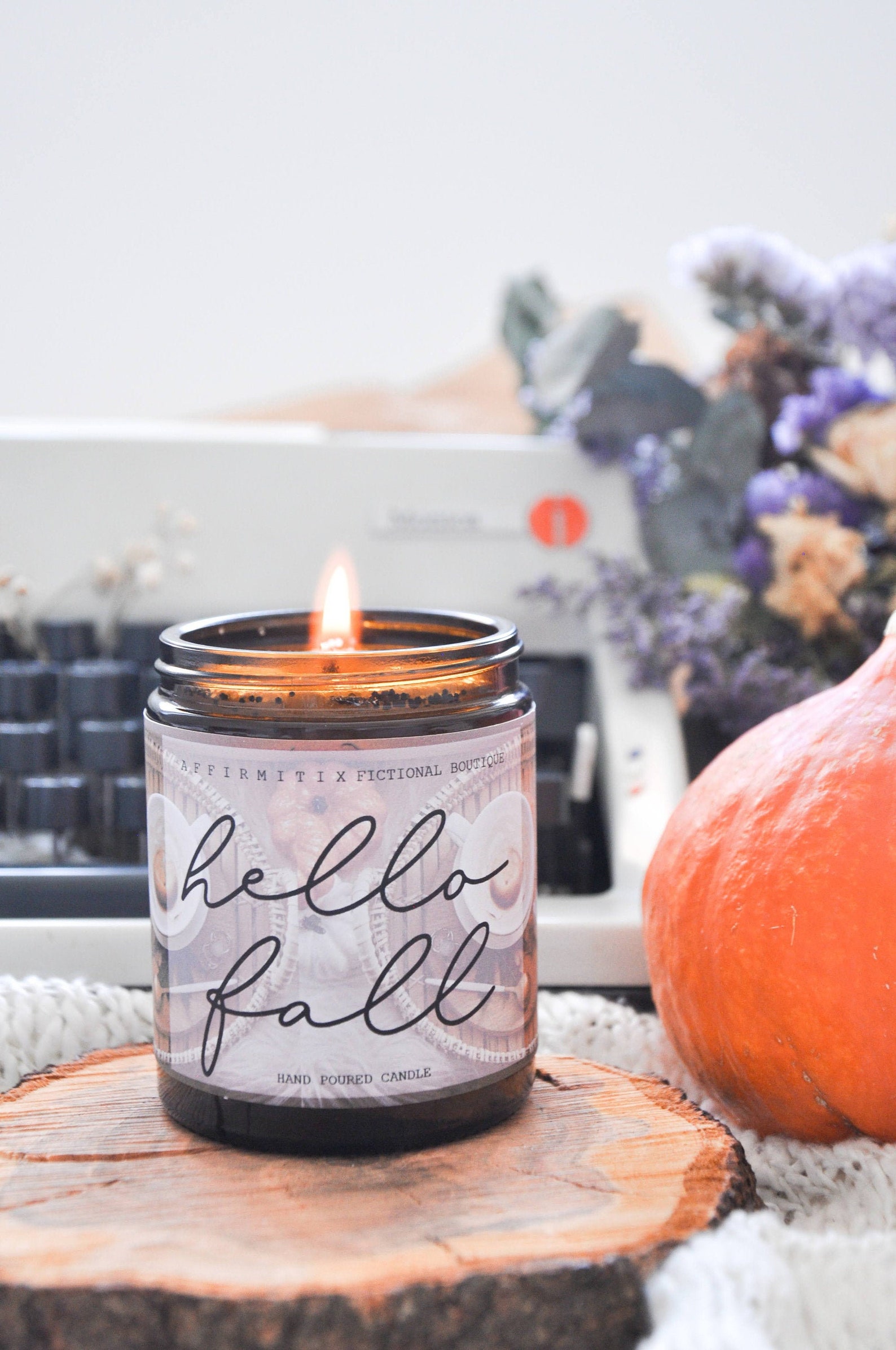 Autumn Fall Candle / Scented Candle / Bookish Candle / Book Etsy UK