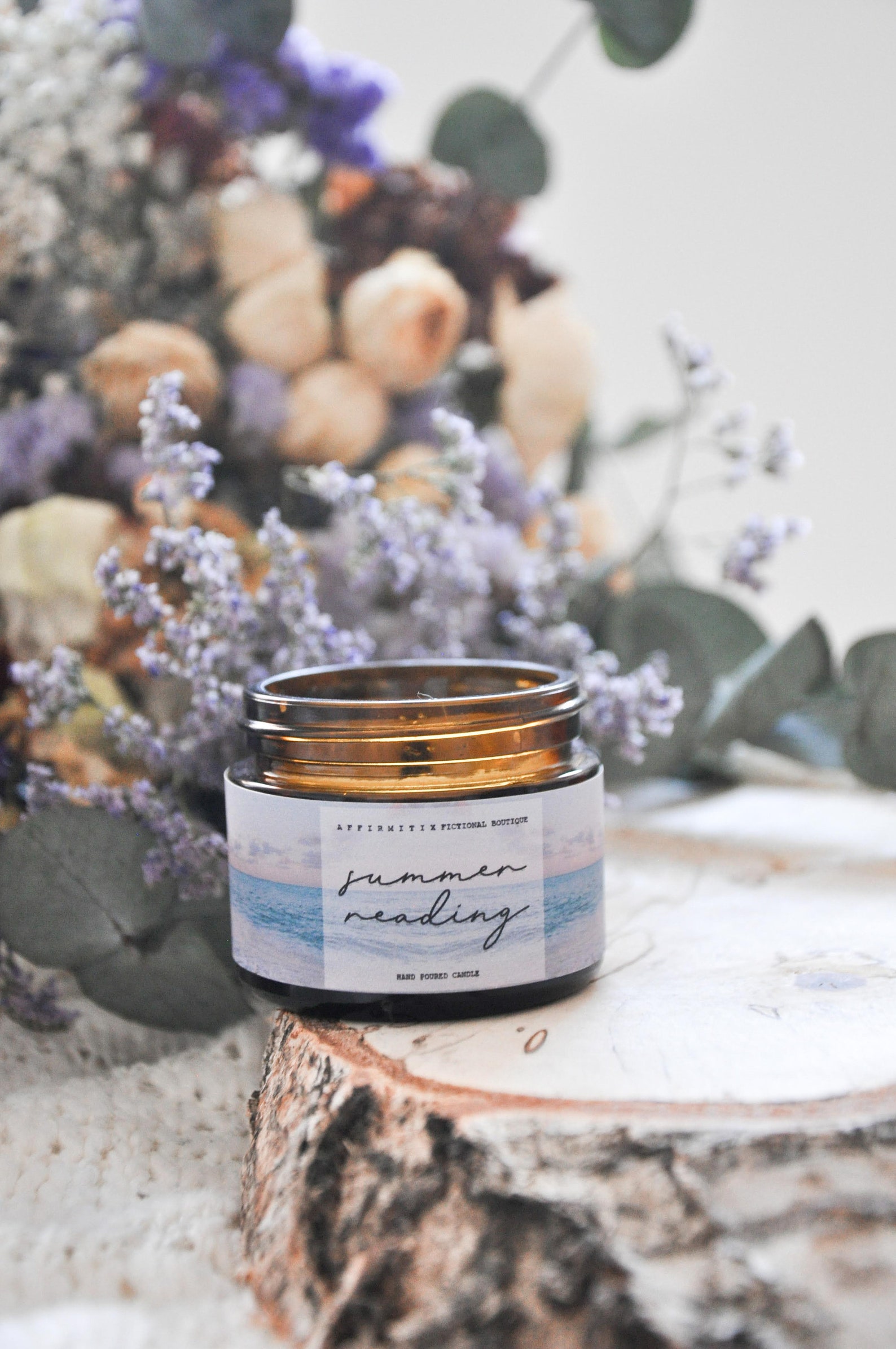 Summer Reading Candle / Scented Candle / Bookish Candle / Book Etsy