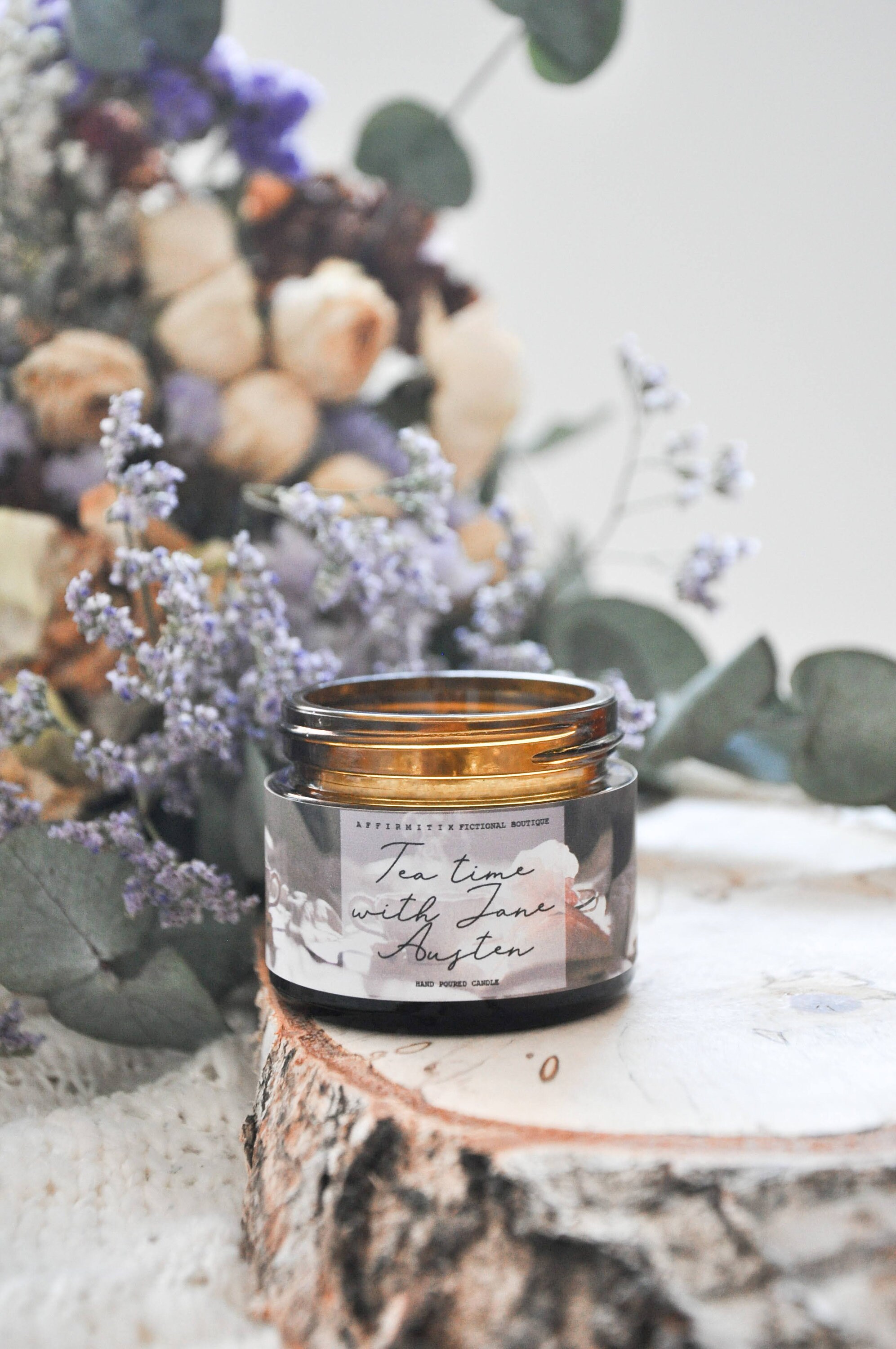 Tea Time With Jane Austen Candle / Scented Candle / Bookish Etsy UK