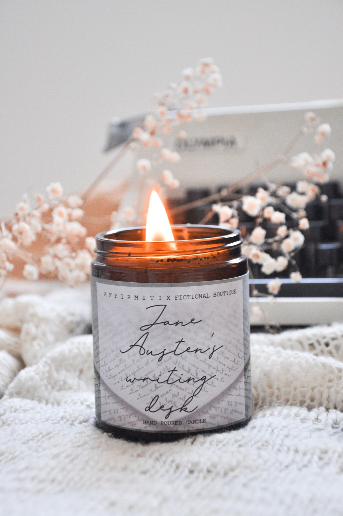 Jane Austen's Writing Desk Candle / Scented Candle / Etsy UK