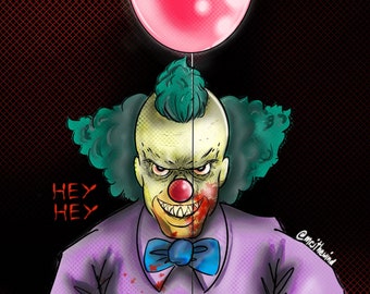 DIGITAL DOWNLOAD "Krustywise" Digital Art PNG Download