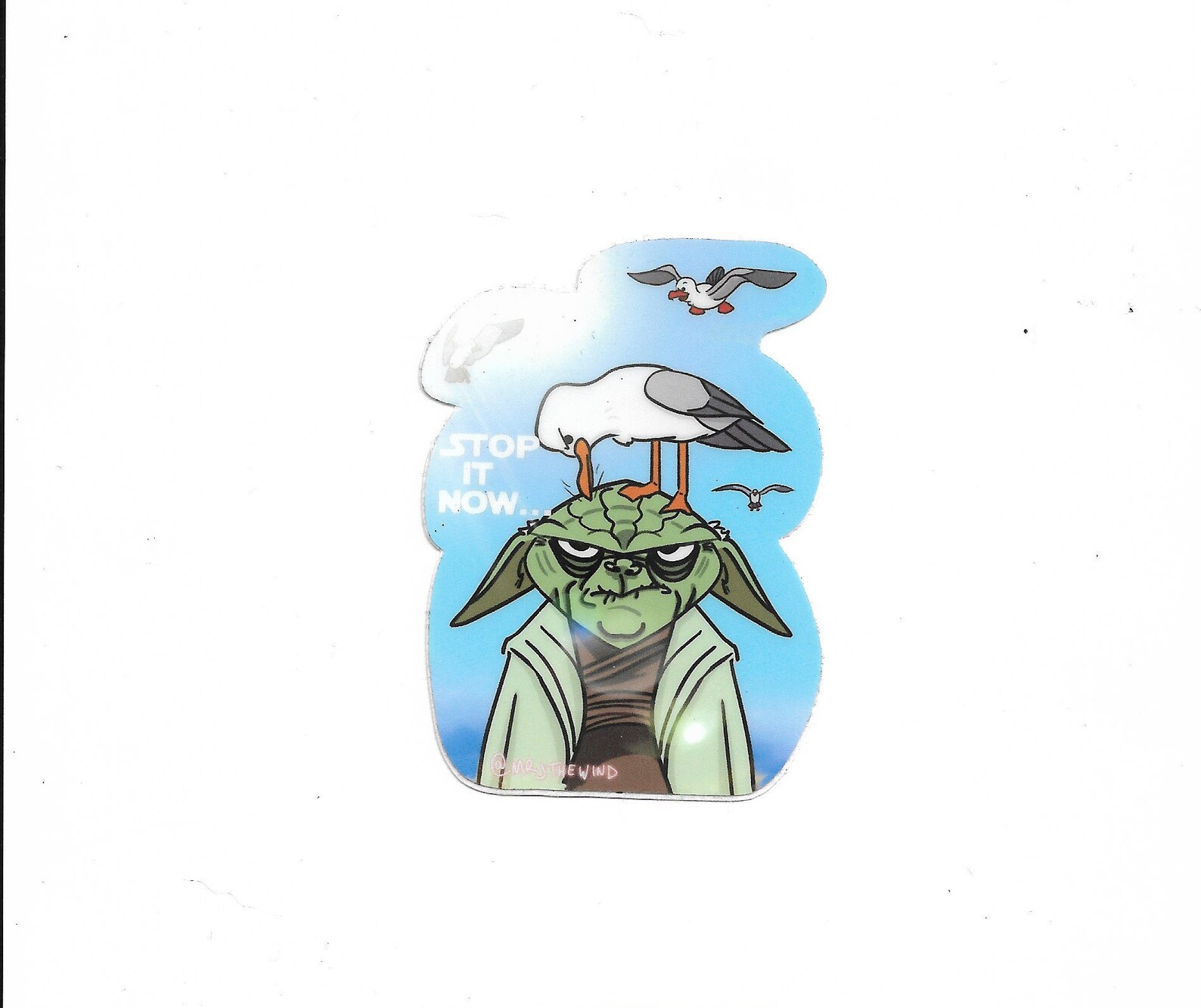 Yoda Seagulls Stop It Now Bad Lip Reading vinyl sticker Etsy