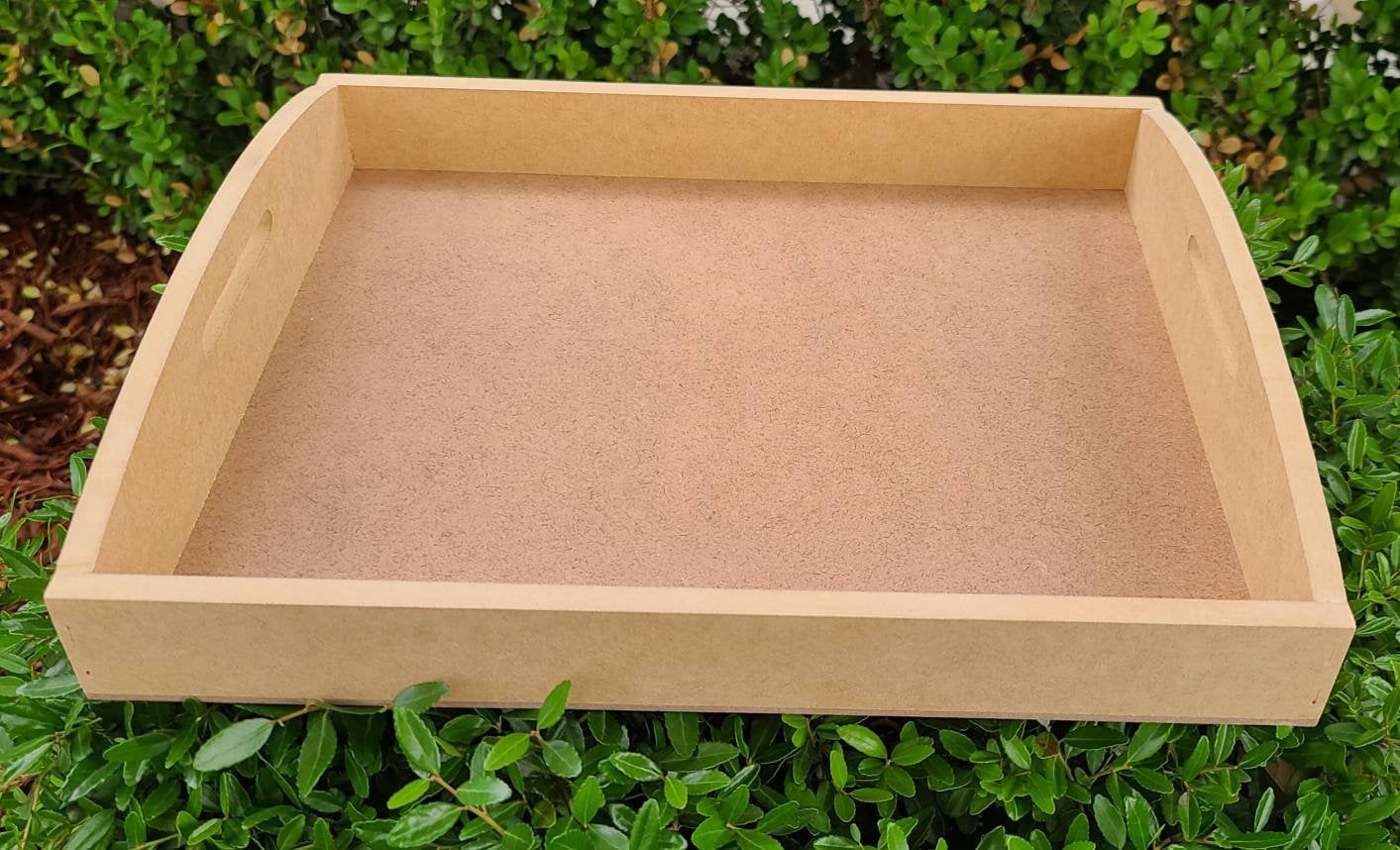 Wood MDF Tray 13x11 inches Etsy