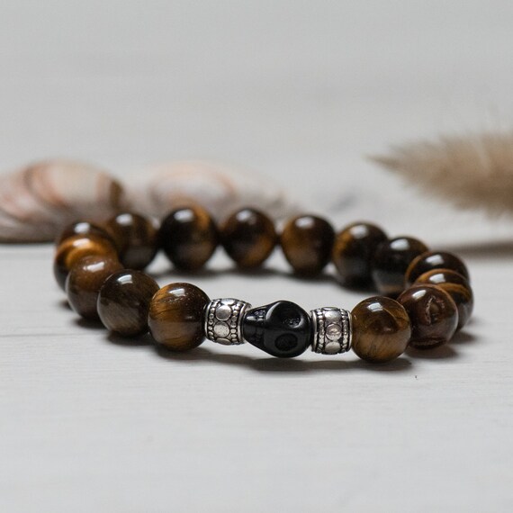 10 discount sale Leather Handmade Bracelet, Natural Agate