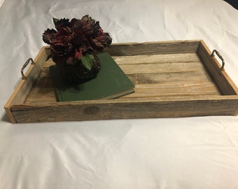 Rustic decorative serving tray