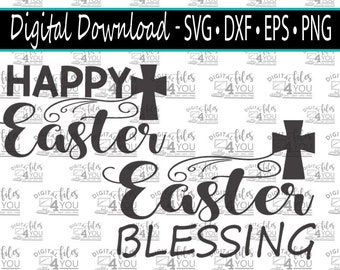 Religious Easter Svg, Religious Easter Design, Easter SVG, Religious Easter Cricut File, Easter SVG, Easter Designs, Easter Cross SVG