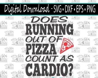 cardio and pizza svg, cardio svg, workout design svg, fitness svg, cycle svg, running svg, I hate cardio svg, pizza Cricut file