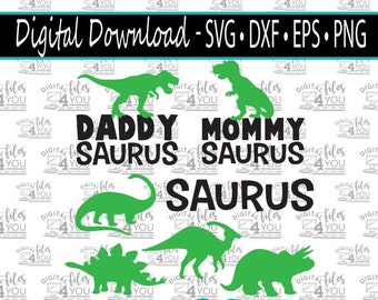 Dinosaur Bundle SVG, Dinosaur Family Svg, Dinosaur Birthday Svg, Dino Svg, Dinosaur Family Svg, Dinosaur Cricut Cut File