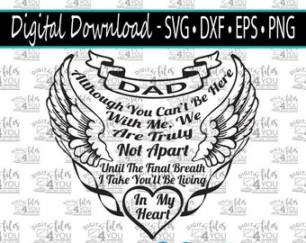 Download Dad In Heaven Svg Etsy