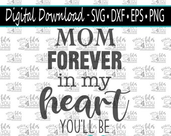 RIP mom SVG, Angel mommy Digital Download, mom Svg, In Memory of mom Svg, In Memory of SVG, mom In Heaven svg, Mothers Day, mom in Heaven