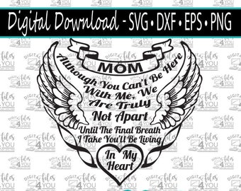 Download Mom In Heaven Svg Etsy