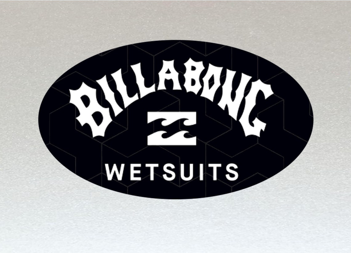 Billabong Custom Mixed Surf Board Stickers Set X 4 Unique Etsy