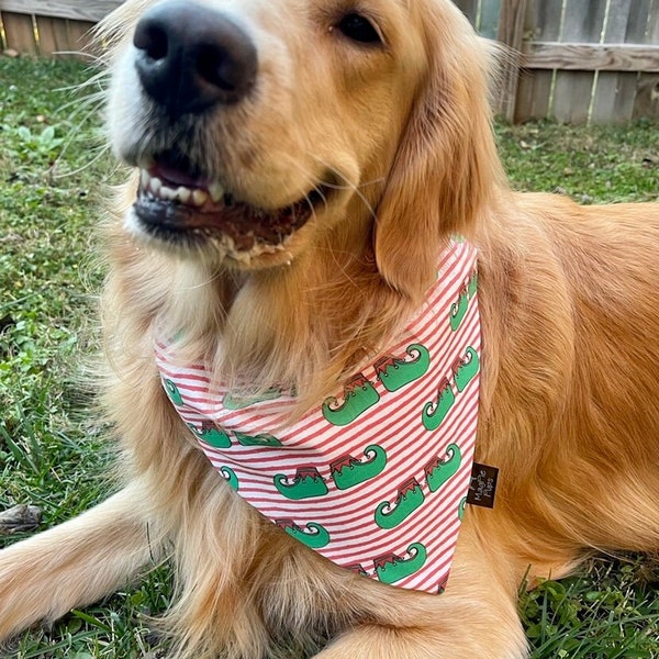 Elf Shoes Made To Order Over The Collar Dog Bandana