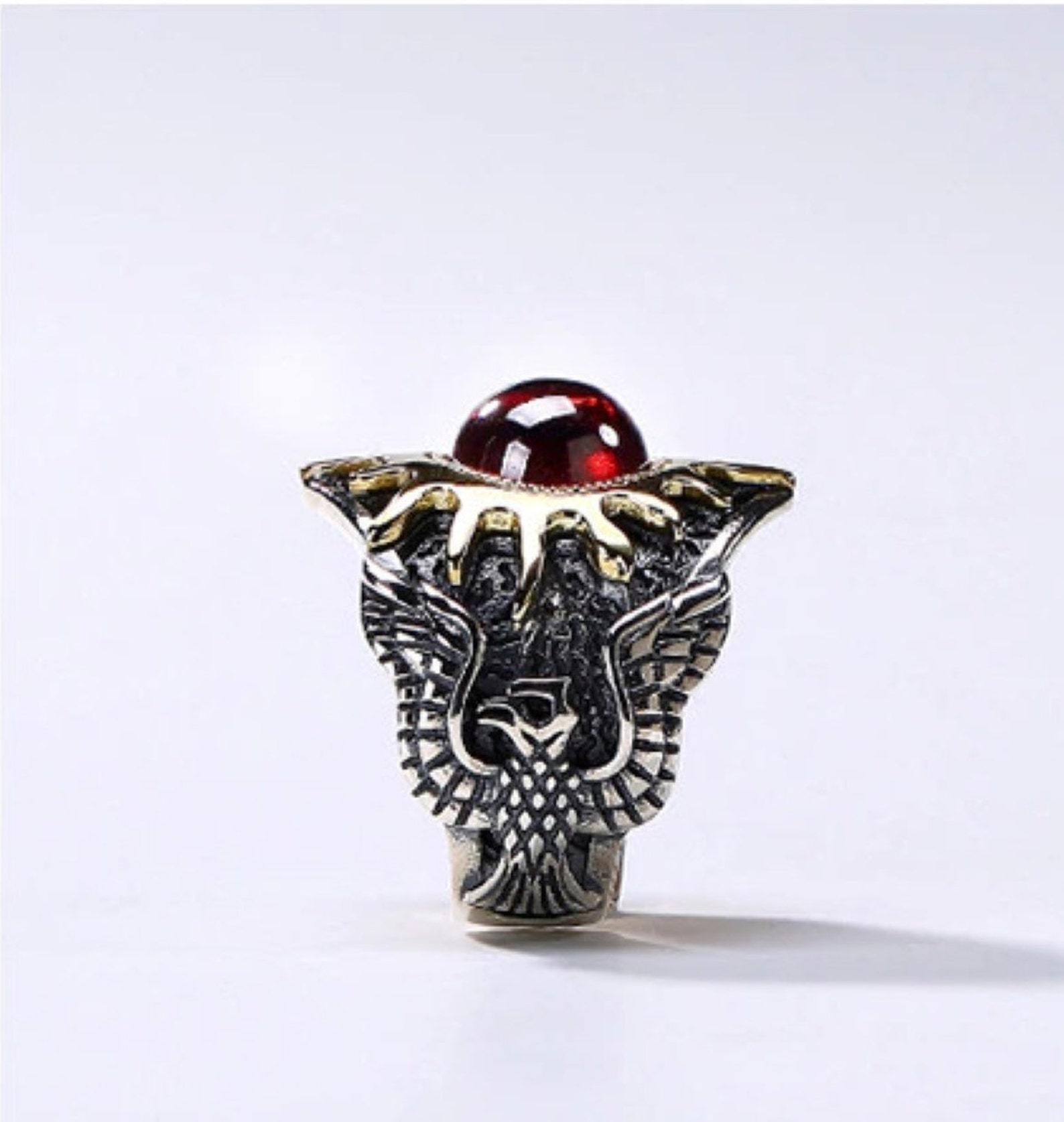 Mens Gold Sun Ring Dainty Crystal Ring Sterling Silver Etsy