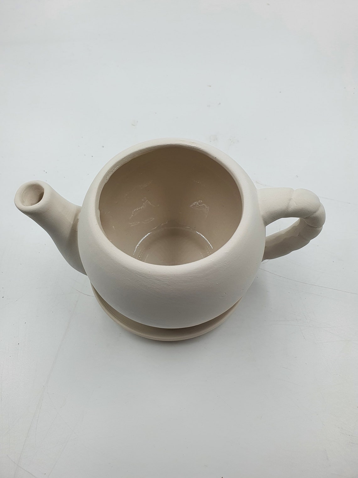 Ceramic Teapot Planter Large 6.5 Inch Perfect Gift Etsy