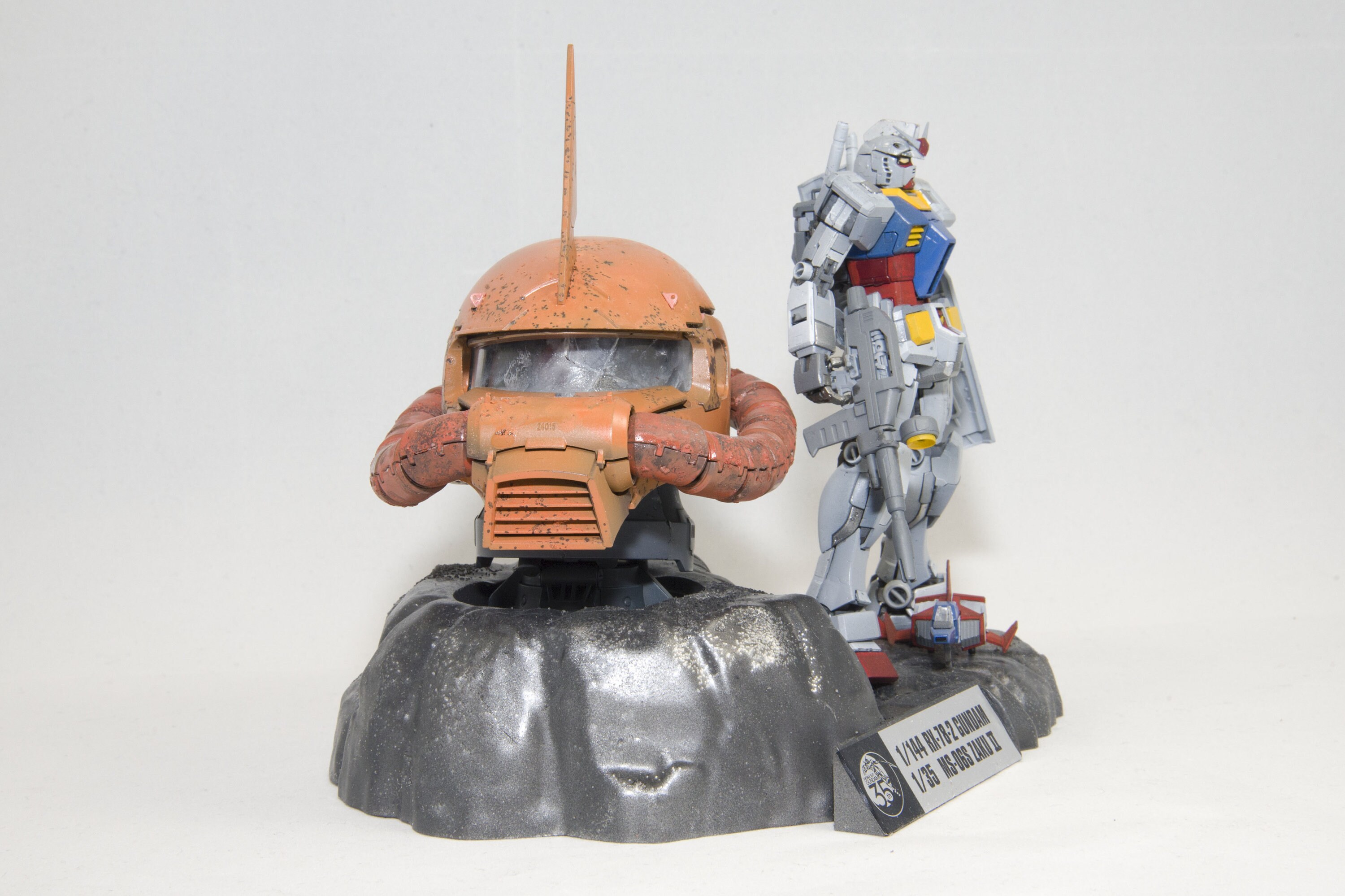 gaku様 Amazon.com: RG RX-78-2 Gundam & UCHG Char's Zaku II Head P