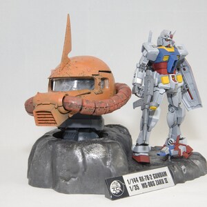 Real Grade Rx-78 Gundam Zaku Head 35 Anniversary