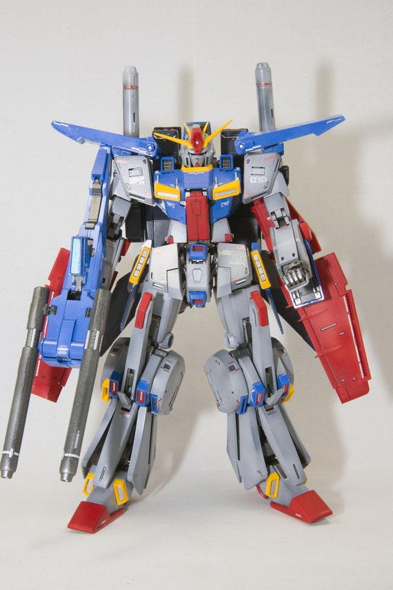 Bandai Master Grade ZZ Gundam Ver Ka Custom Paint With Stand
