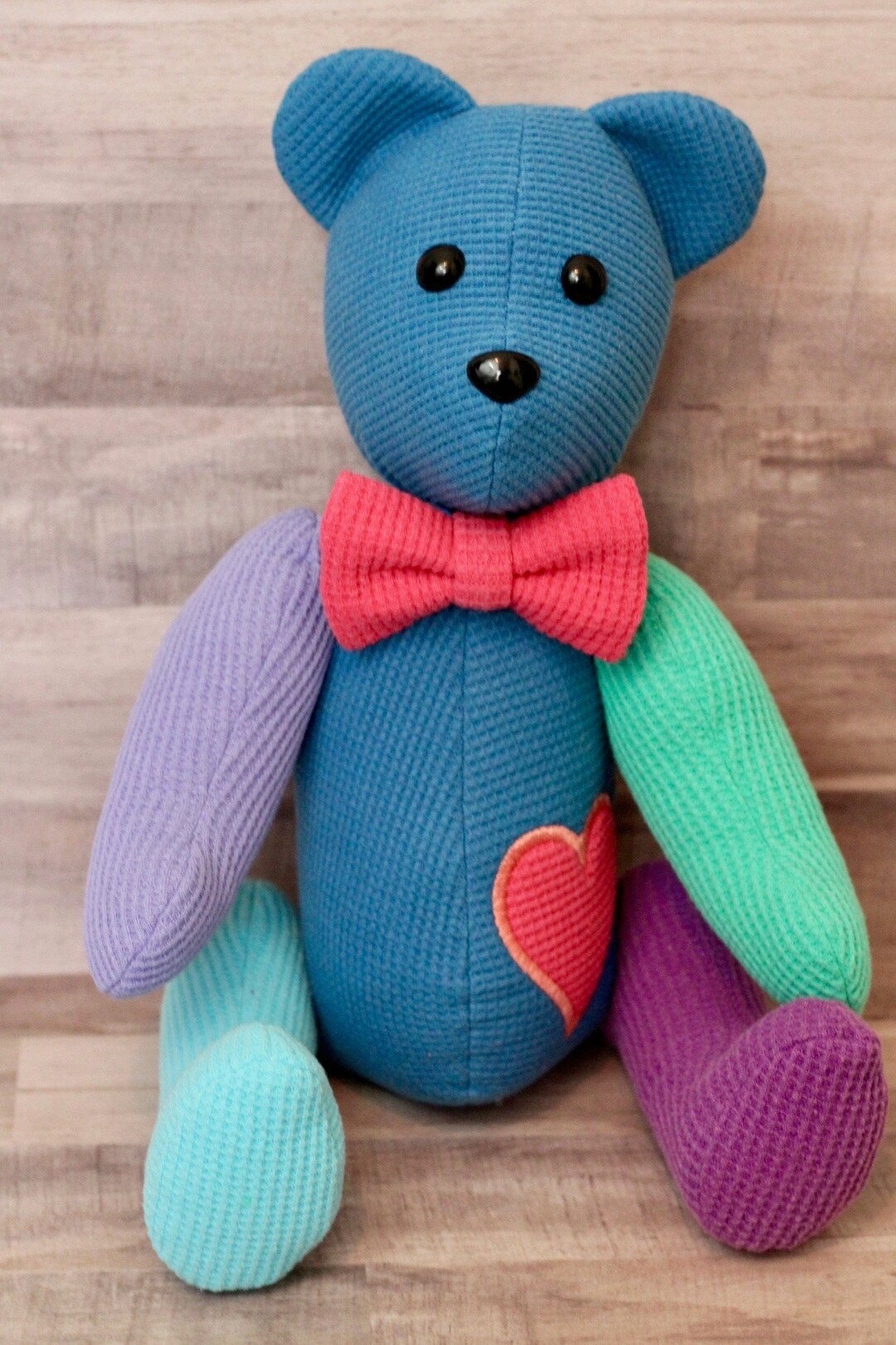 Memory Bear Bear Made From Shirt Keepsake Bear - Etsy