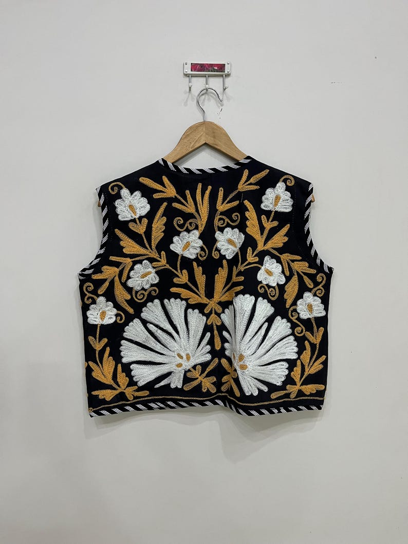 Embroidery Jacket
Suzani Jacket
Sleeveless Jacket
Suzani Vest
Handmade Jacket
Suzani Short Jacket
Indian Jacket
Cotton Jacket
Suzani Vest For Her
Gilet For Women
Floral Jacket
Cotton Waistcoat
Suzani Jacket Coat